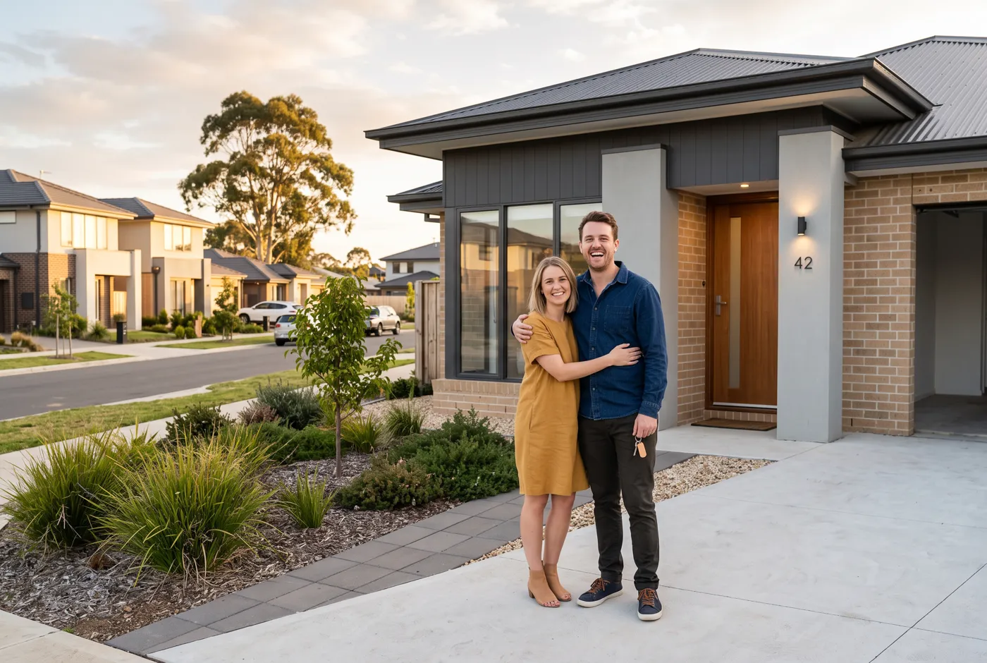 Artist's impression of a contemporary new home in the Mambourin area